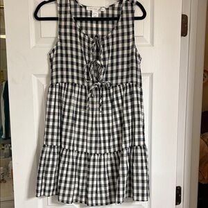 Altar'd State Black and White Gingham Ladies Dress